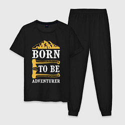 Мужская пижама Born to be adventurer