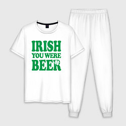 Мужская пижама Irish you were beer