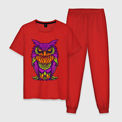 Мужская пижама Purple owl