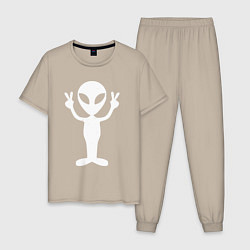 Мужская пижама Peace alien