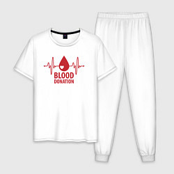 Мужская пижама Донорство крови