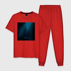 Пижама хлопковая мужская Million Dollar Depression, цвет: красный