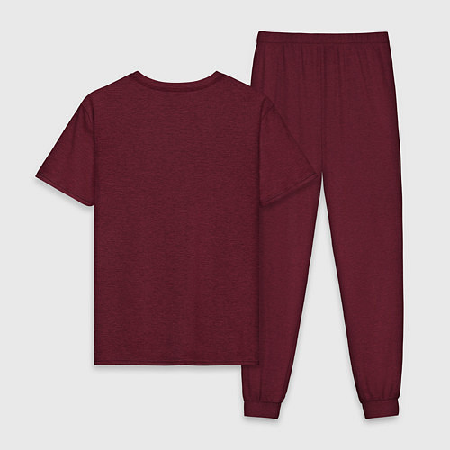 Мужская пижама Auza Corp Red / Меланж-бордовый – фото 2
