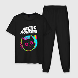 Мужская пижама Arctic Monkeys rock star cat