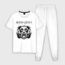 Мужская пижама Bon Jovi - rock panda