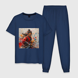Мужская пижама Краски самурая