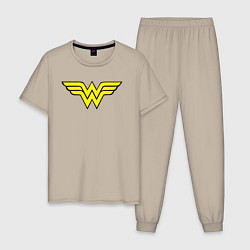 Мужская пижама Wonder woman logo