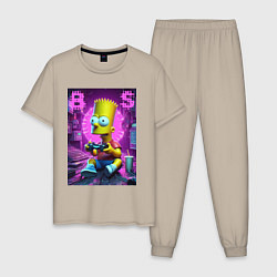 Мужская пижама Bart Simpson - cool gamer