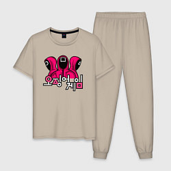 Мужская пижама Squid game team
