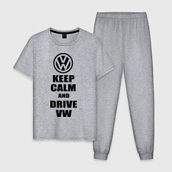 Мужская пижама Keep Calm & Drive VW