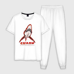 Мужская пижама Акула киборг