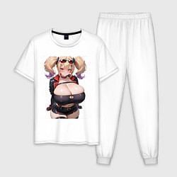 Мужская пижама Burnice White Zenless Zone Zero