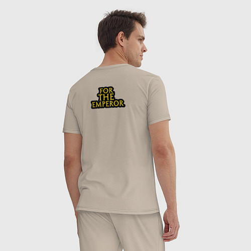 Мужская пижама За императора Warhammer 40k / Миндальный – фото 4