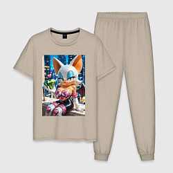 Мужская пижама Руж из Somic сидит с мастер изумрудом