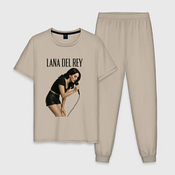Мужская пижама Lana Del Rey с микрофоном