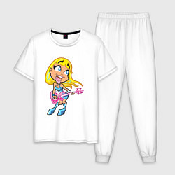 Мужская пижама Роковая блондинка