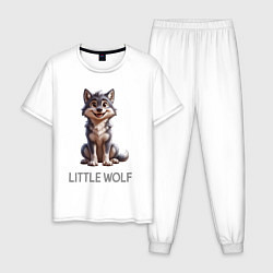 Мужская пижама Юный волчонок