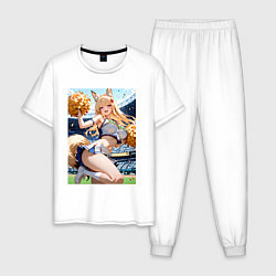 Мужская пижама Зажигательная болельщица