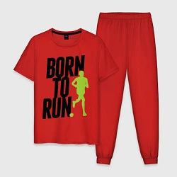 Мужская пижама Рожден для бега