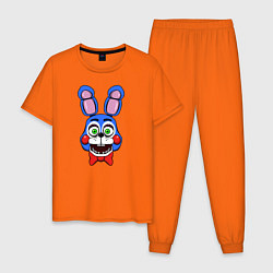 Пижама хлопковая мужская Toy Bonnie FNAF, цвет: оранжевый
