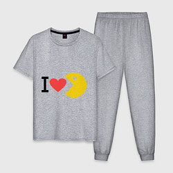 Мужская пижама I love Packman