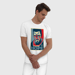 Пижама хлопковая мужская Half-Life: Hope, цвет: белый — фото 2