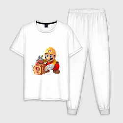 Мужская пижама Super Mario: Builder