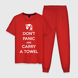 Мужская пижама Dont panic & Carry a Towel