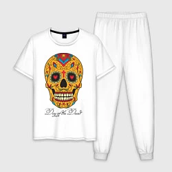 Мужская пижама Мексиканский череп