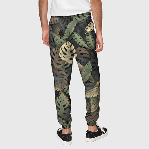 Мужские брюки Тропический камуфляж / 3D-принт – фото 4