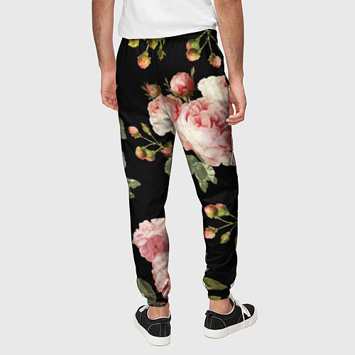 Мужские брюки TOP Roses / 3D-принт – фото 4