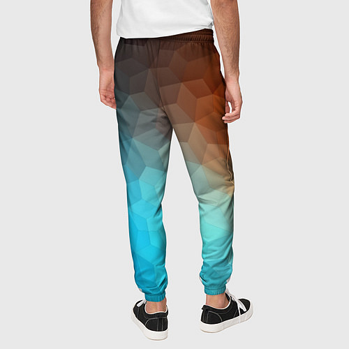 Мужские брюки Битва абстракций / 3D-принт – фото 4