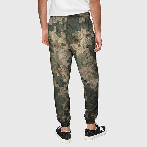 Мужские брюки Хаки камуфляж / 3D-принт – фото 4