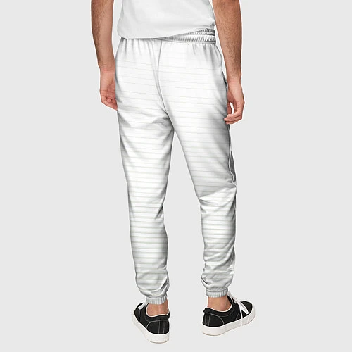 Мужские брюки A S Roma - WHITE N 98 NEW 2022 / 3D-принт – фото 4