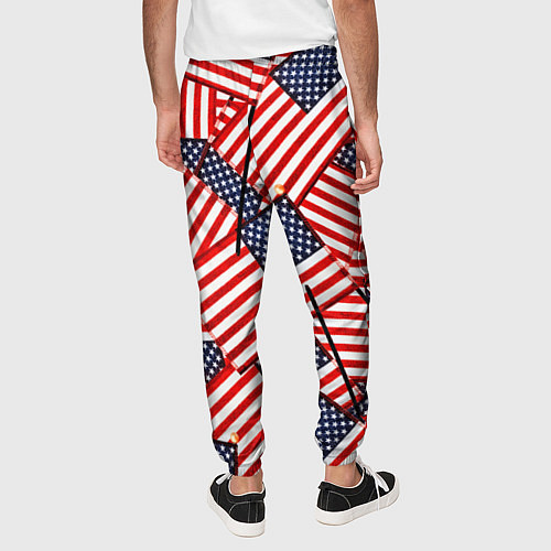 Мужские брюки Америка / 3D-принт – фото 4