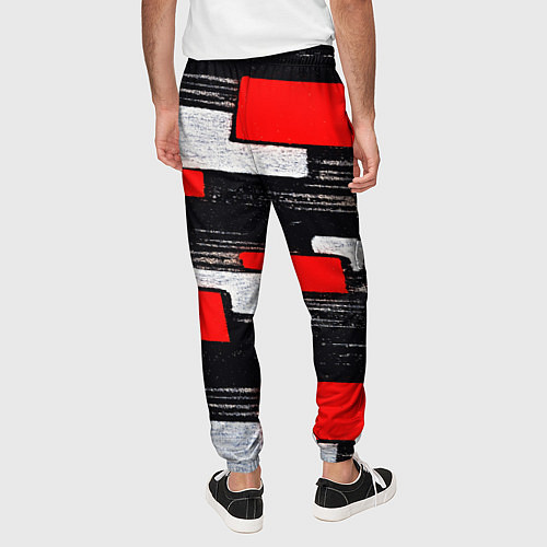 Мужские брюки Необычная текстура / 3D-принт – фото 4
