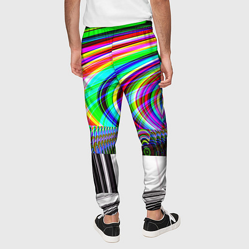 Мужские брюки TV Glitch / 3D-принт – фото 4