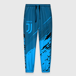Брюки на резинке мужские FC Juventus: Blue Original, цвет: 3D-принт