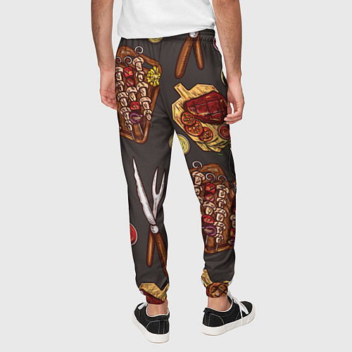 Мужские брюки Шашлычное раздолье / 3D-принт – фото 4