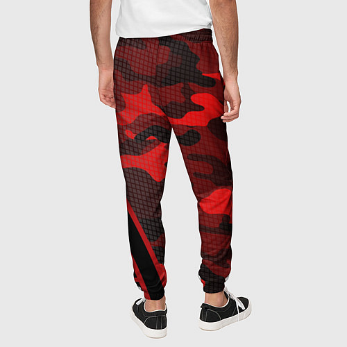 Мужские брюки CS:GO Red Camo / 3D-принт – фото 4