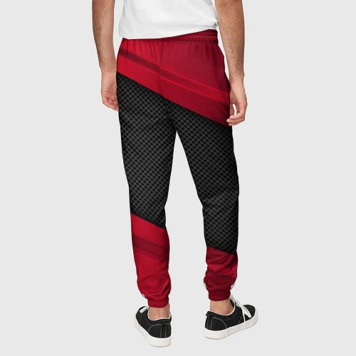 Мужские брюки Citroen: Red Sport / 3D-принт – фото 4
