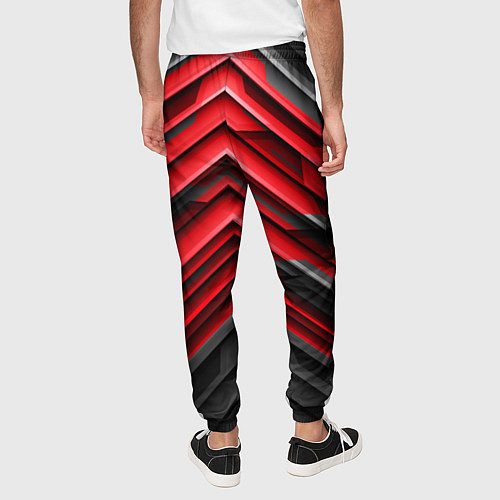 Мужские брюки Citroen: Red sport / 3D-принт – фото 4