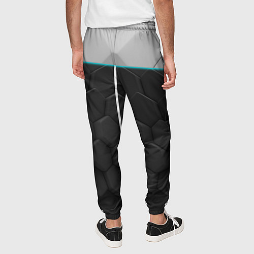 Мужские брюки Detroit: RK800 Grey Style / 3D-принт – фото 4