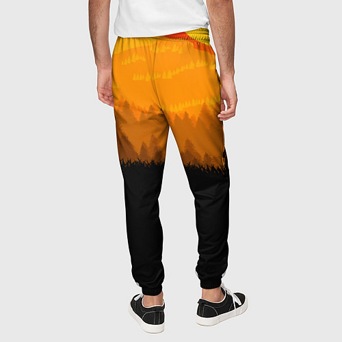 Мужские брюки Red Dead Redemption: Orange Sun / 3D-принт – фото 4