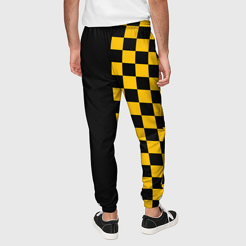 Мужские брюки 21 Pilots: Yellow Grid / 3D-принт – фото 4