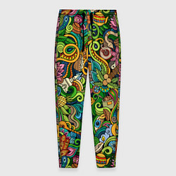 Мужские брюки Тибетский коллаж