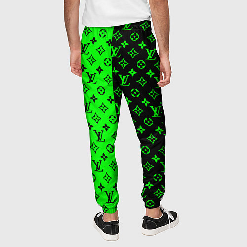 Мужские брюки BILLIE EILISH x LV Green / 3D-принт – фото 4