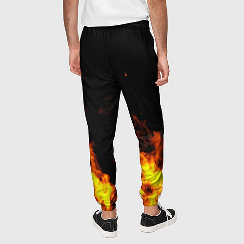 Мужские брюки LINDEMANN: Flame / 3D-принт – фото 4