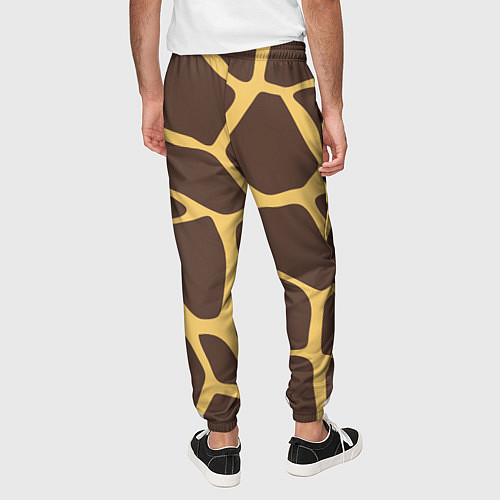 Мужские брюки Окрас жирафа / 3D-принт – фото 4