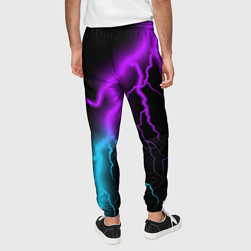 Мужские брюки Brawl Stars LEON SHARK / 3D-принт – фото 4